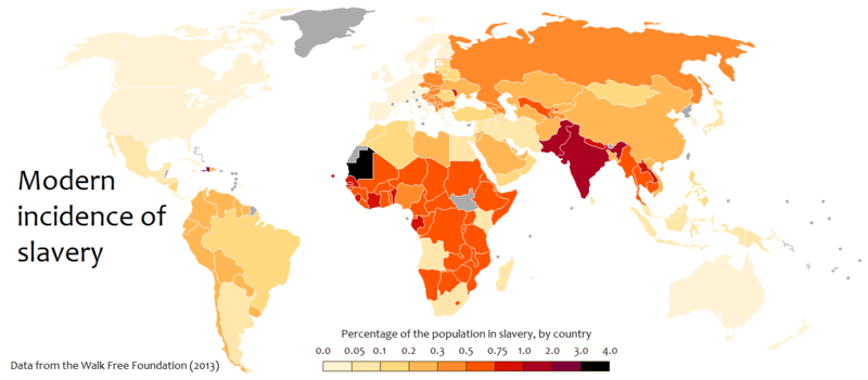 Nearly 36 Million People are Slaves