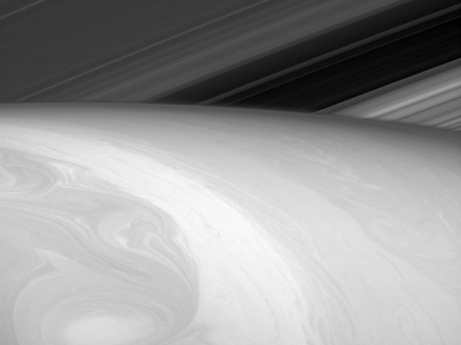  Saturn's surface is really just the tops of its uppermost cloud layers