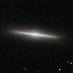 Hubble Sees a Galaxy With a Backdrop of Distant Galaxies
