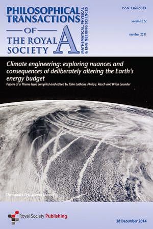 Elite Think Tank Admits to Ongoing Climate Engineering
