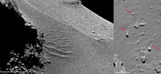 Asteroid Comes Close Jan. 26th - Mysterious Sand Dunes On Comet 67P?