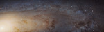 Panoramic View of the Andromeda Galaxy