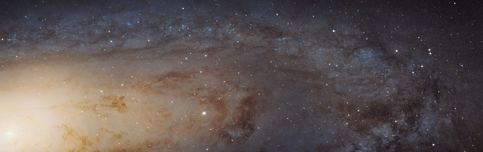 Panoramic View of the Andromeda Galaxy