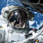 Astronaut Barry Wilmore on the First of Three Spacewalks
