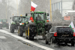 Polish Farmers Blockade Motorways Across Country