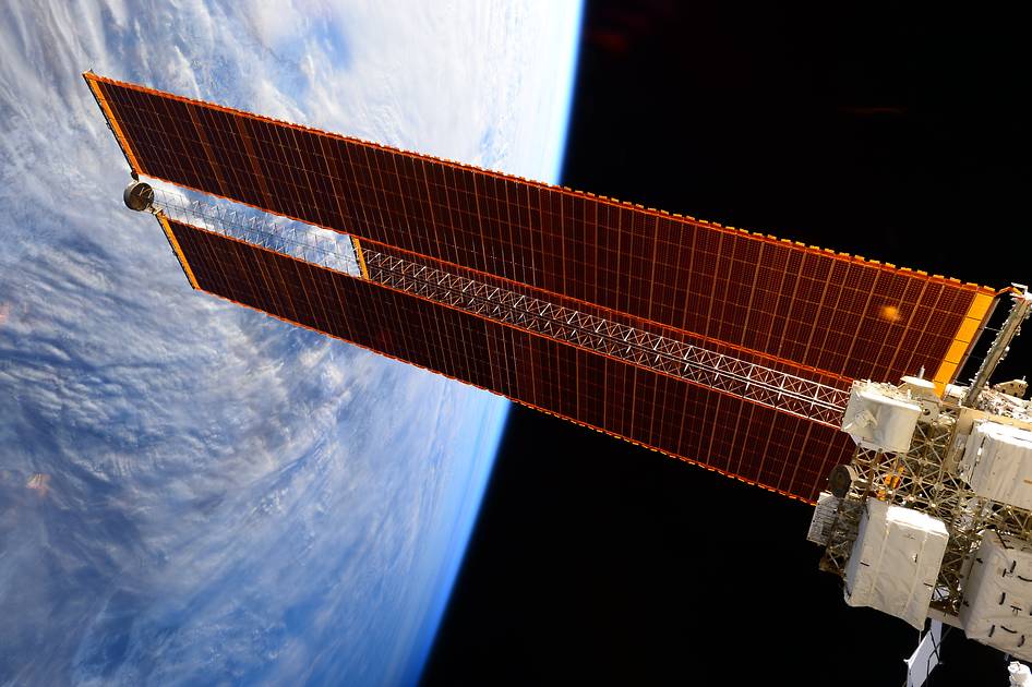 Solar Arrays on the International Space Station