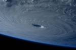 Space Station Flies Over Super Typhoon Maysak